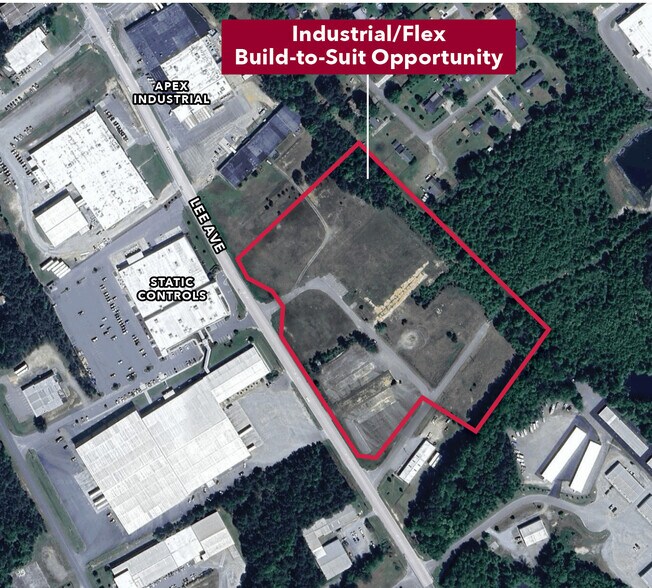 0 Lee Ave, Sanford, NC for lease - Aerial - Image 2 of 2