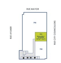 1450-1480 Rue City Councillors, Montréal, QC à louer Plan d’étage- Image 1 de 1