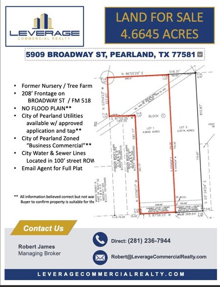 5909 Pearland Pl, Pearland, TX à vendre - Photo du bâtiment - Image 3 de 6