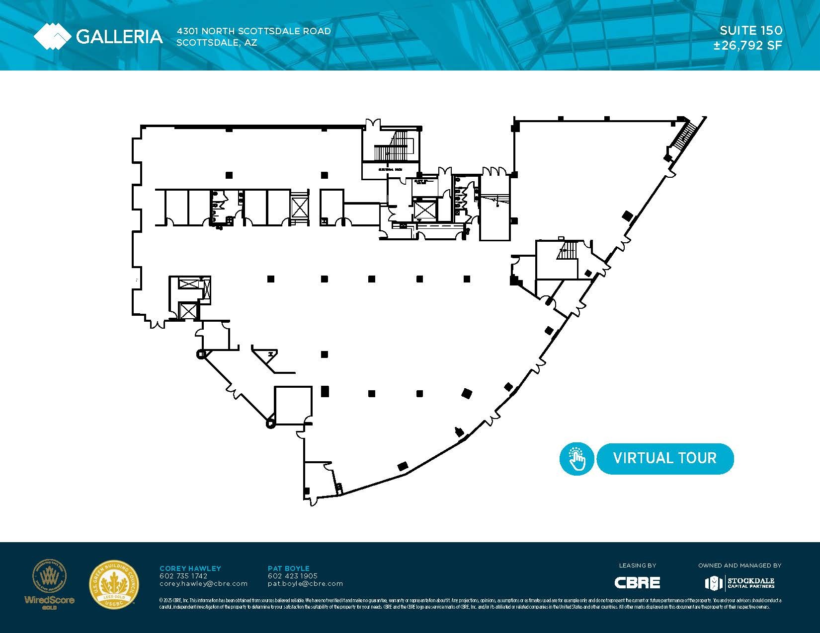 4301 N Scottsdale Rd, Scottsdale, AZ for lease Floor Plan- Image 1 of 1