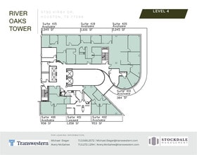 3730 Kirby Dr, Houston, TX à louer Plan d’étage- Image 1 de 1