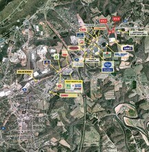 800 Old Franklin Tpke, Rocky Mount, VA - AÉRIEN Vue de la carte