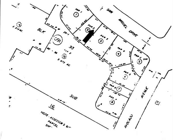 363 San Miguel Dr, Newport Beach, CA for lease - Plat Map - Image 3 of 6