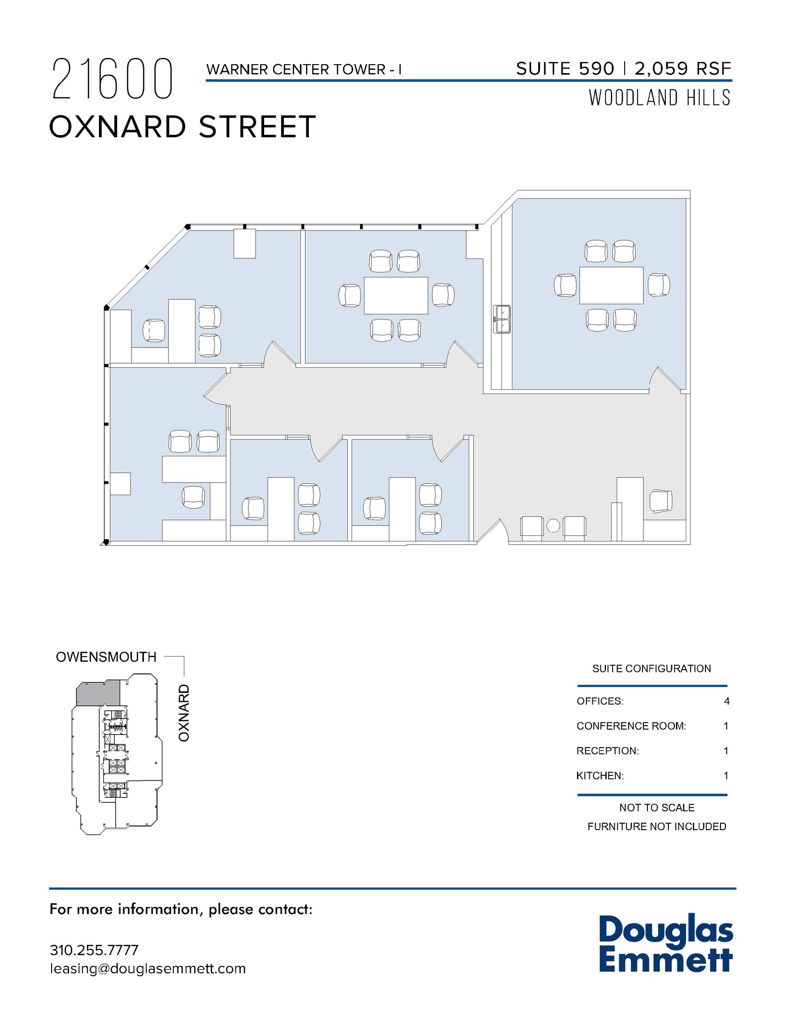 21600 Oxnard St, Woodland Hills, CA à louer Photo du bâtiment- Image 1 de 1