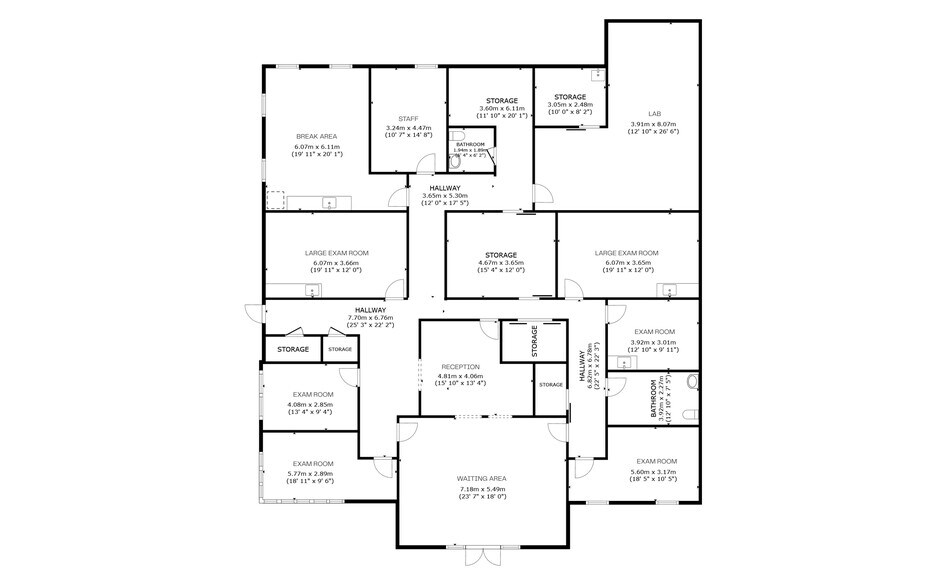 4500 S Dixieland Rd, Rogers, AR à louer - Plan d’étage - Image 2 de 22