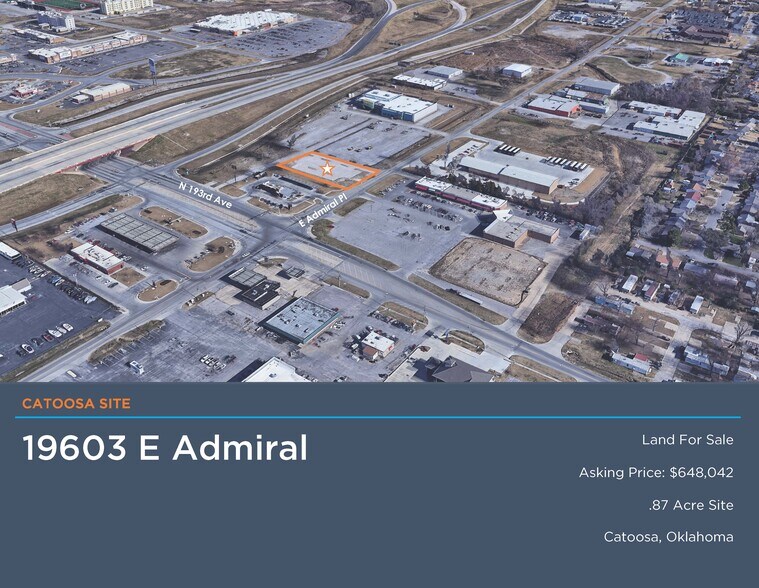 19603 E Admiral Pl, Catoosa, OK à vendre - Photo du bâtiment - Image 1 de 1