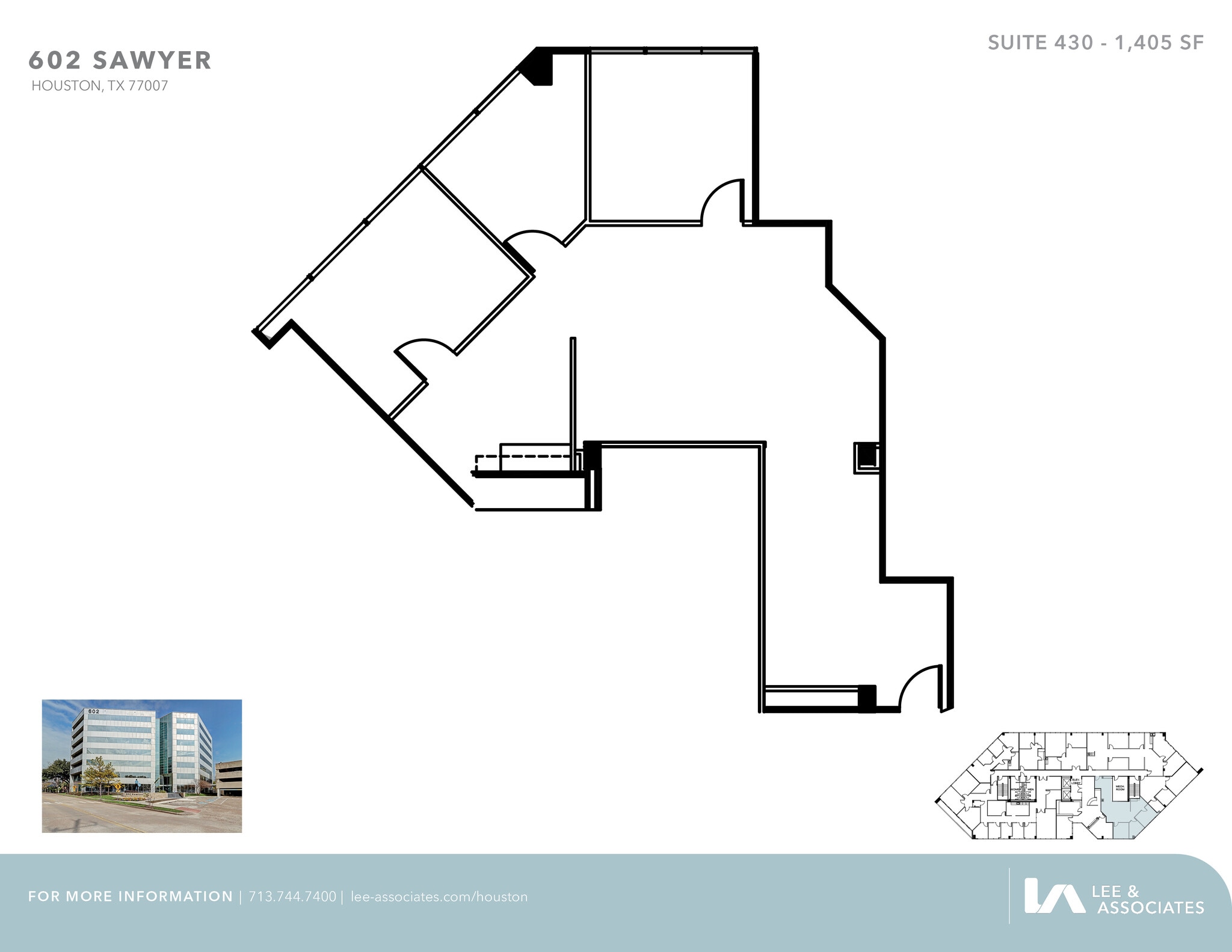 602 Sawyer St, Houston, TX for lease Floor Plan- Image 1 of 1
