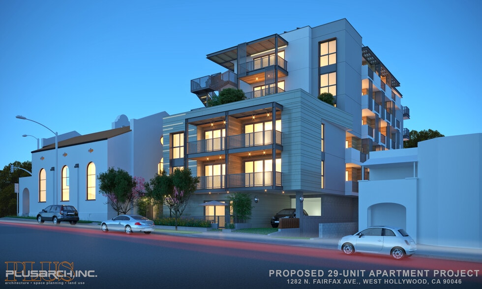 1282 N Fairfax Ave, West Hollywood, CA for sale - Building Photo - Image 2 of 2