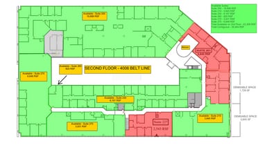 4004 Belt Line Rd, Addison, TX à louer Plan d’étage- Image 2 de 2