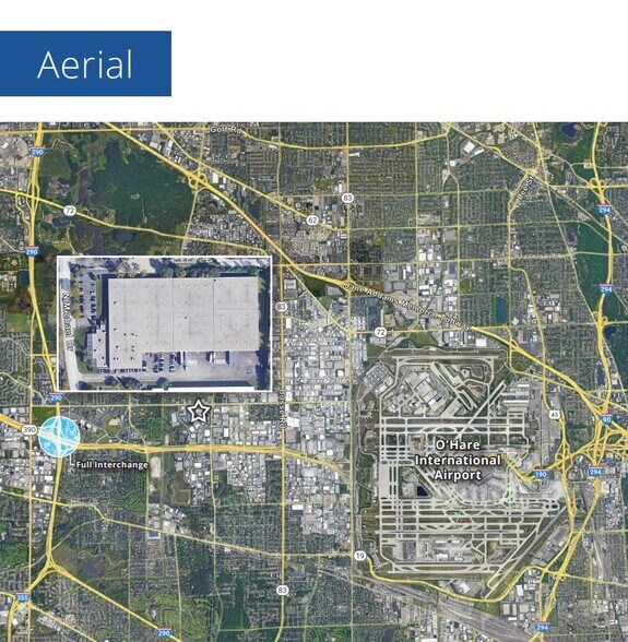 1501 N Michael Dr, Wood Dale, IL à louer - Aérien - Image 2 de 5