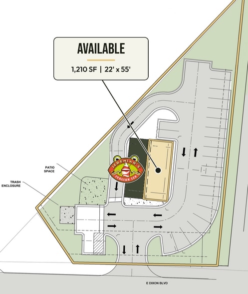 1245 E Dixon Blvd, Shelby, NC à louer - Plan de site - Image 3 de 3