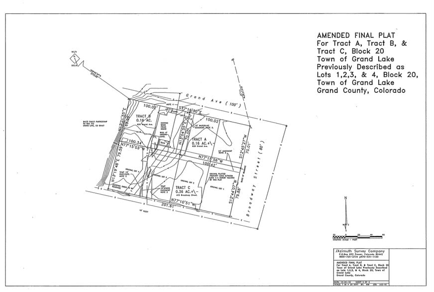 620 Grand Ave, Grand Lake, CO for sale - Site Plan - Image 3 of 5