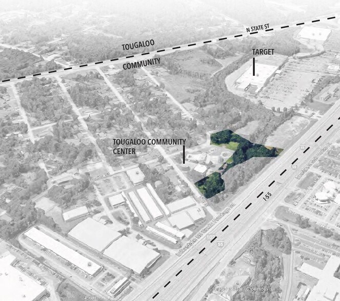 Vine St & White Oak Ct, Jackson, MS à vendre - Aérien - Image 2 de 3