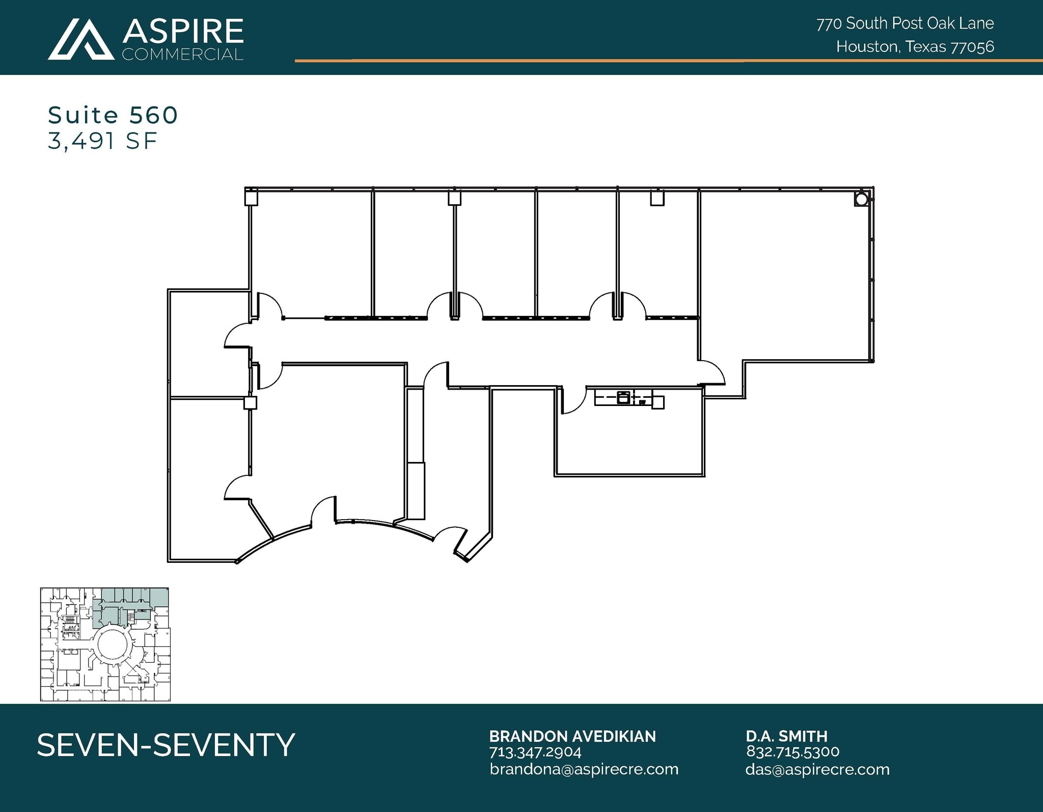 770 S Post Oak Ln, Houston, TX for lease Floor Plan- Image 1 of 5