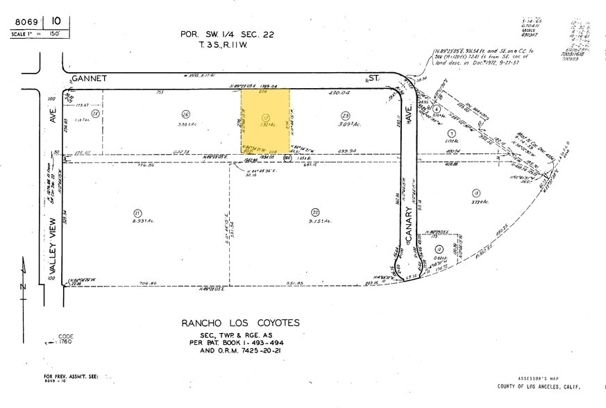 14310 Gannet St, La Mirada, CA for sale - Plat Map - Image 2 of 2