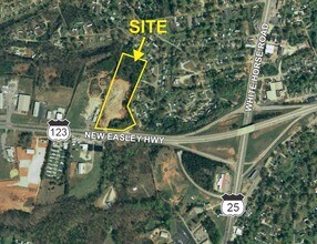 Hwy 123, Greenville, SC - Aerial  map view