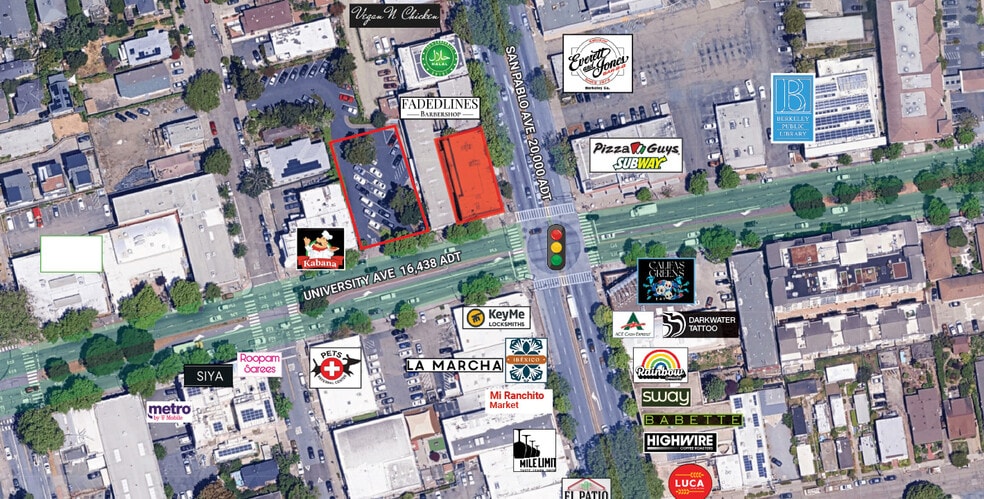 1095 University Ave, Berkeley, CA for sale - Aerial - Image 2 of 6