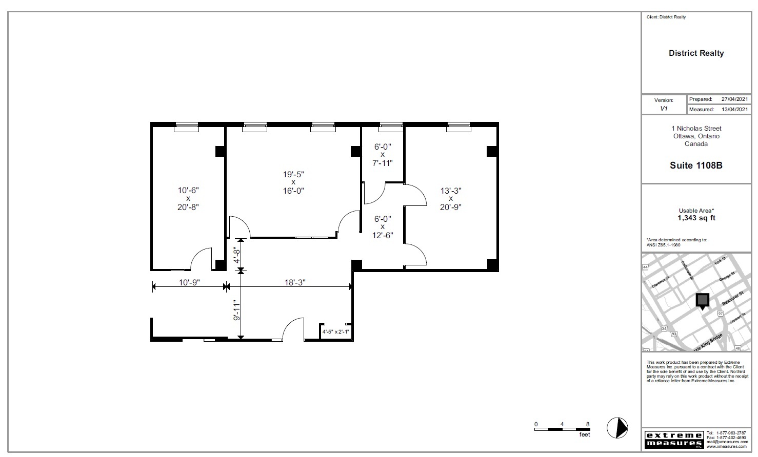 1-5 Nicholas St, Ottawa, ON à louer Plan d  tage- Image 1 de 1