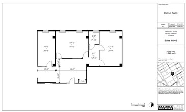 1-5 Nicholas St, Ottawa, ON à louer Plan d  tage- Image 1 de 1