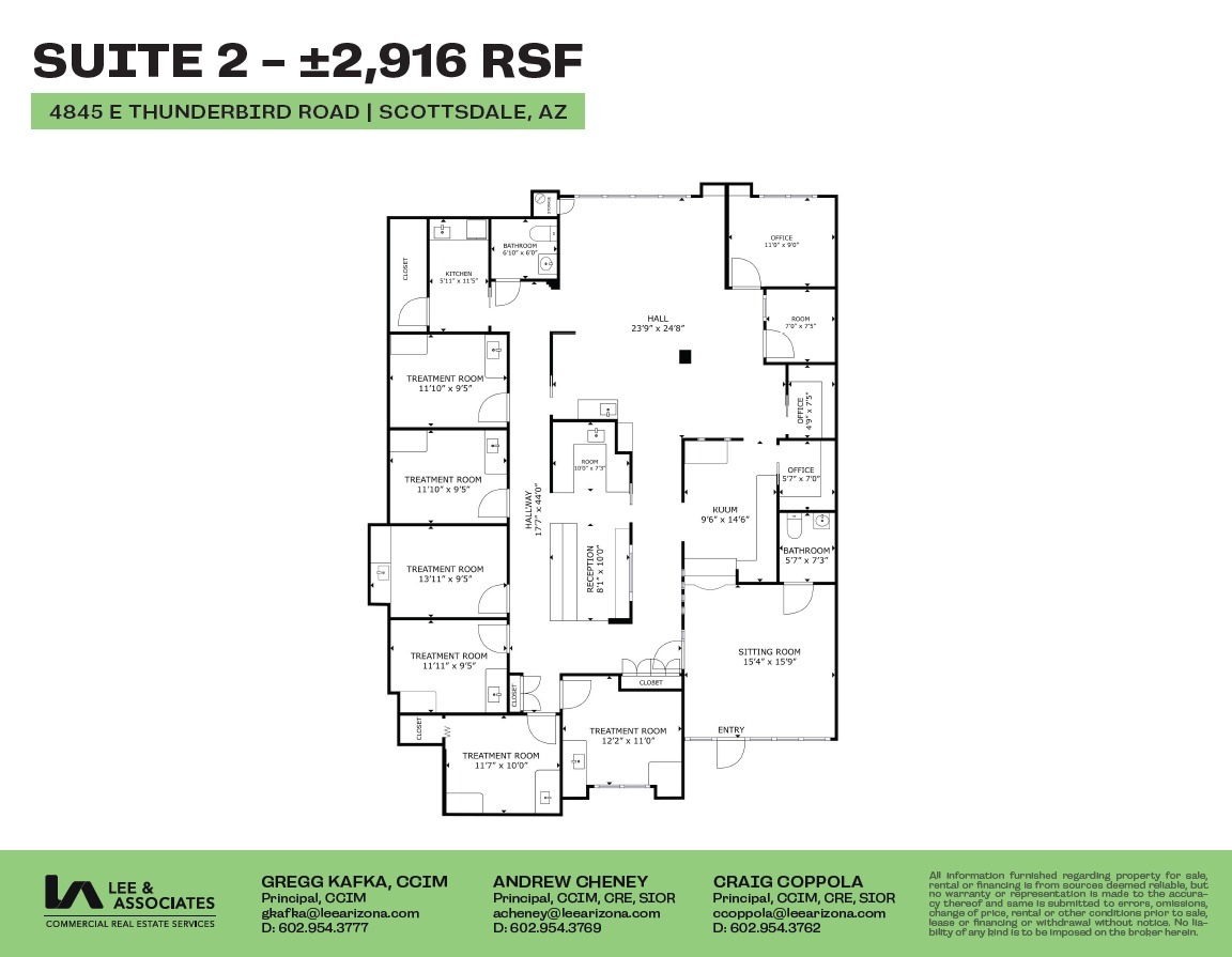 4845 E Thunderbird Rd, Scottsdale, AZ à vendre Plan d  tage- Image 1 de 1