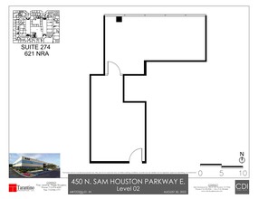 450 N Sam Houston Pky E, Houston, TX à louer Plan de site- Image 1 de 1