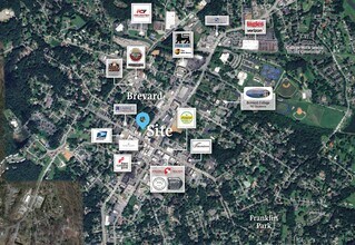 41 Caldwell st, Brevard, NC - AÉRIEN  Vue de la carte