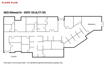 9525 Hillwood Dr, Las Vegas, NV for lease Floor Plan- Image 1 of 1