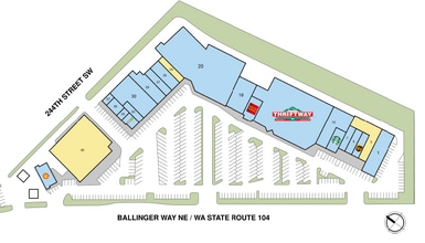 20120-20336 Ballinger Way NE, Shoreline, WA for lease Site Plan- Image 2 of 2