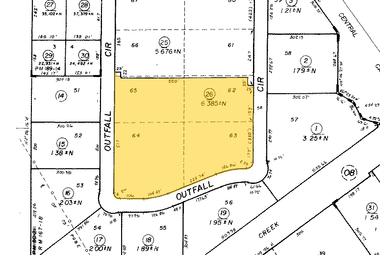 5961 Outfall Cir, Sacramento, CA for sale - Plat Map - Image 1 of 1