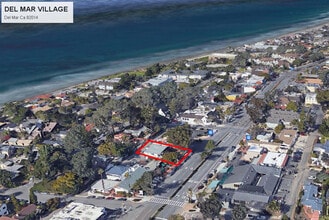 1226-1230 Camino del Mar, Del Mar, CA - Aerial  map view