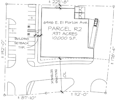 6946 E El Porton Ave, Mesa, AZ for sale - Site Plan - Image 2 of 2