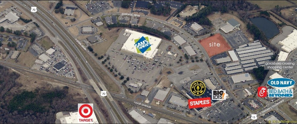1219-1221 Parkway Dr, Goldsboro, NC for sale - Aerial - Image 2 of 10
