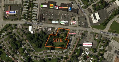 2425-2431 W Clay St, Saint Charles, MO - AERIAL  map view