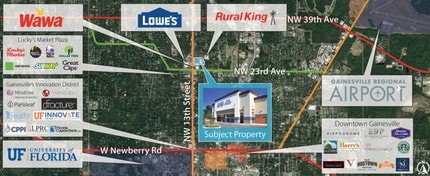 2601-2659 NW 13th St, Gainesville, FL - AERIAL  map view - Image1