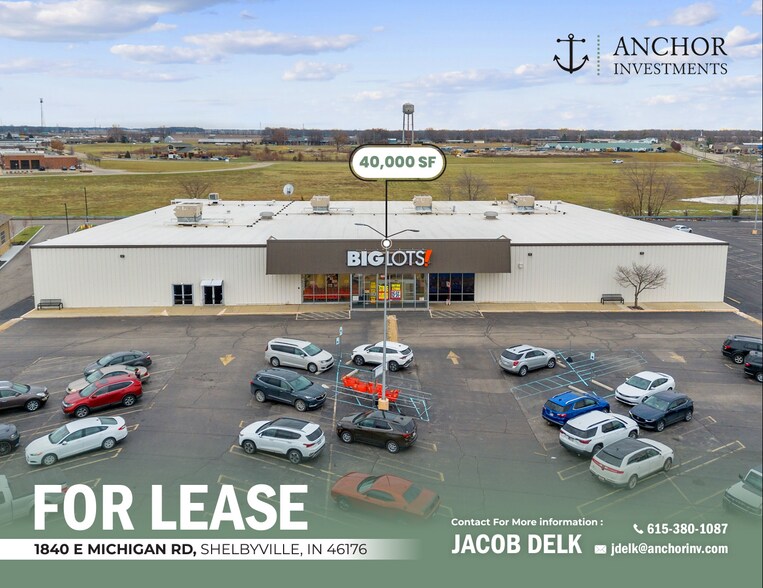 1840 E Michigan Rd, Shelbyville, IN for lease - Building Photo - Image 1 of 17
