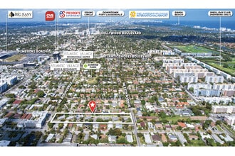 215 NE 10th Ave, Hallandale Beach, FL - Aérien  Vue de la carte - Image1