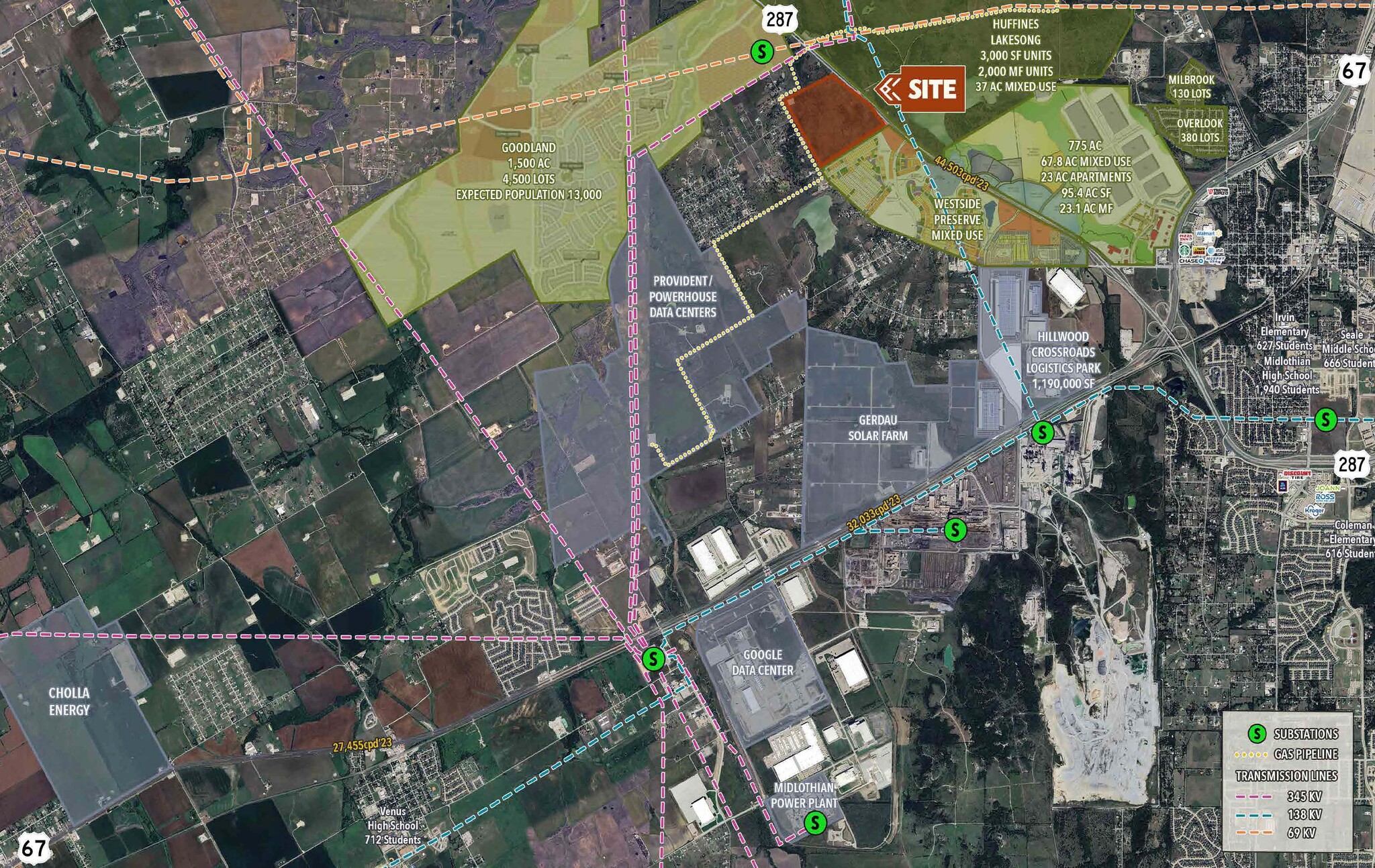 4801 Old Fort Worth Rd, Midlothian, TX for sale Aerial- Image 1 of 3