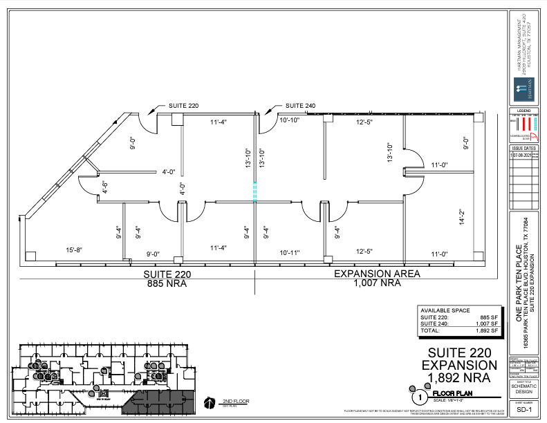 16365 Park Ten Place Dr, Houston, TX for lease Floor Plan- Image 1 of 1