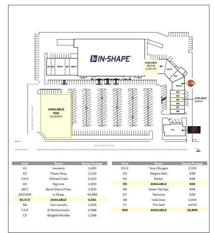 35871-35963 Date Palm Dr, Cathedral City, CA for lease Site Plan- Image 1 of 1