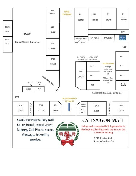 2738 Sunrise Blvd, Rancho Cordova, CA à louer - Photo du bâtiment - Image 2 de 14