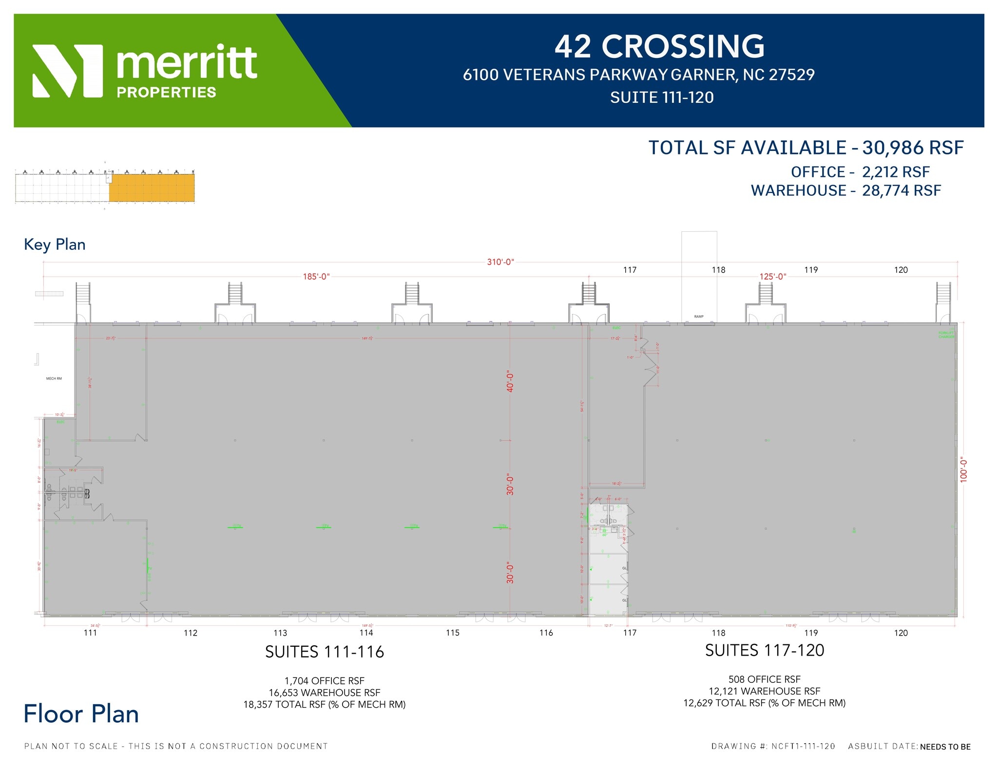 6100 NC Highway 42 W, Garner, NC à louer Plan de site- Image 1 de 3