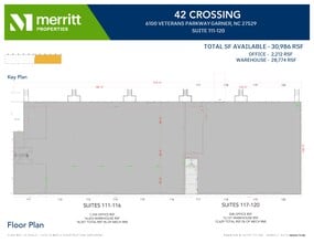 6100 NC Highway 42 W, Garner, NC à louer Plan de site- Image 1 de 3