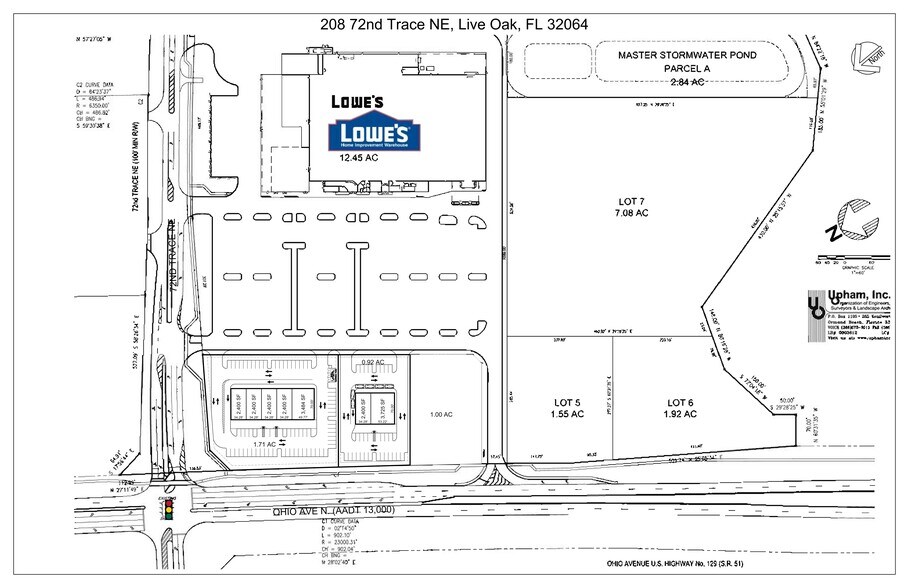 208 72nd Trce NE, Live Oak, FL à louer - Plan de site - Image 1 de 2