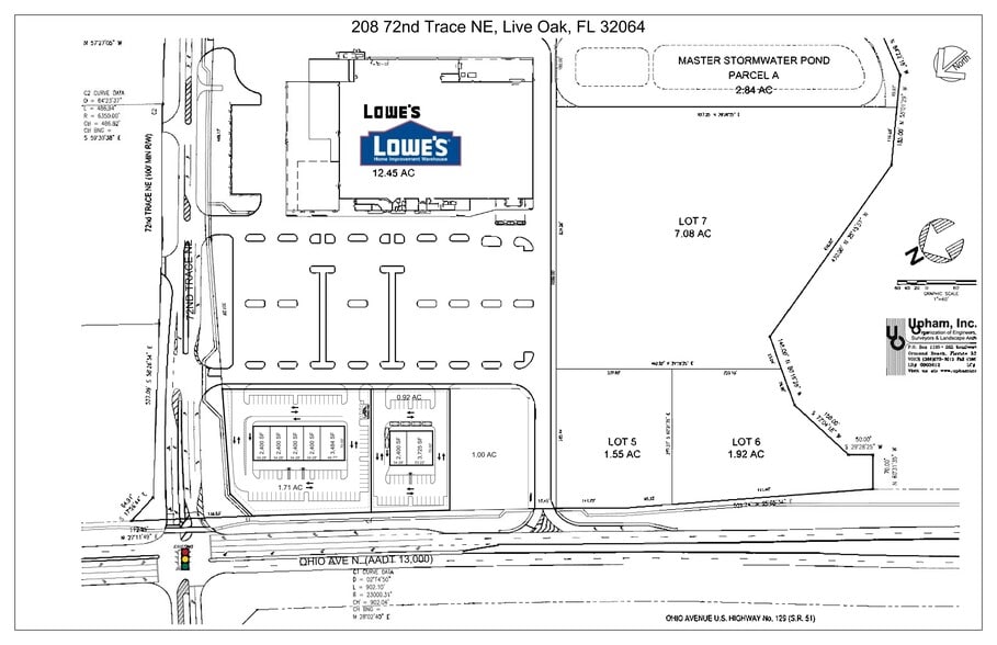 208 72nd Trce NE, Live Oak, FL for lease - Site Plan - Image 1 of 2