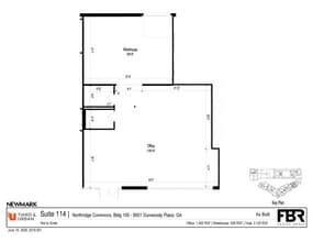 8601 Dunwoody Pl, Sandy Springs, GA for lease Floor Plan- Image 1 of 2
