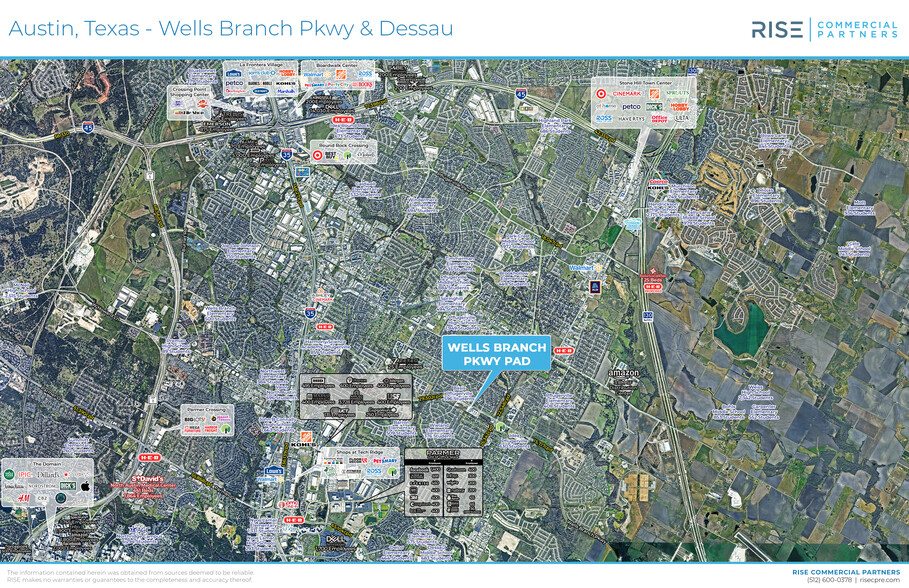 SWC Wells Branch Pkwy, Pflugerville, TX for sale - Aerial - Image 3 of 3