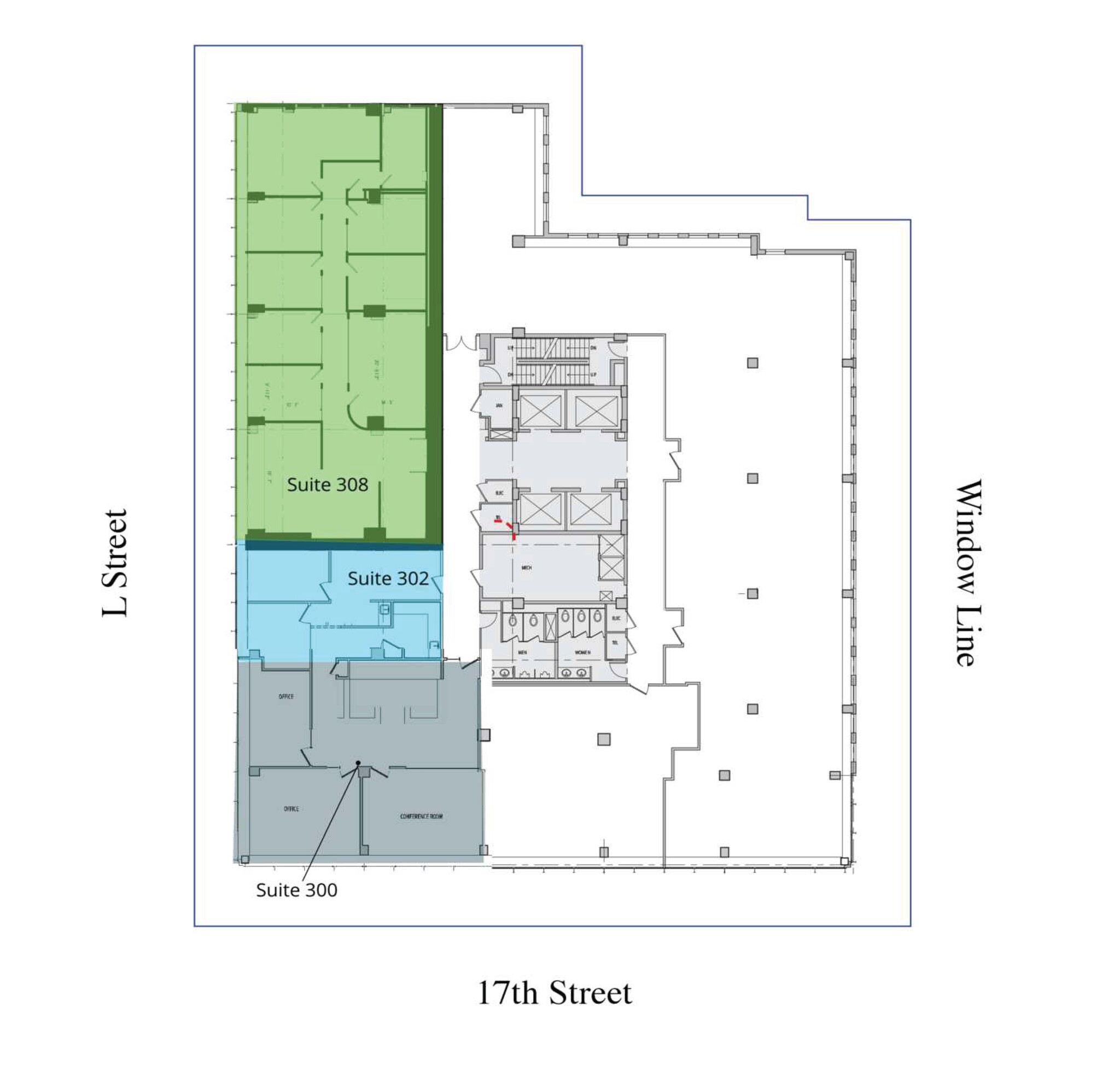 1660 L St NW, Washington, DC for lease Floor Plan- Image 1 of 1