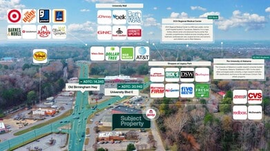 4422 Old Birmingham Hwy, Tuscaloosa, AL - Aerial  map view - Image1