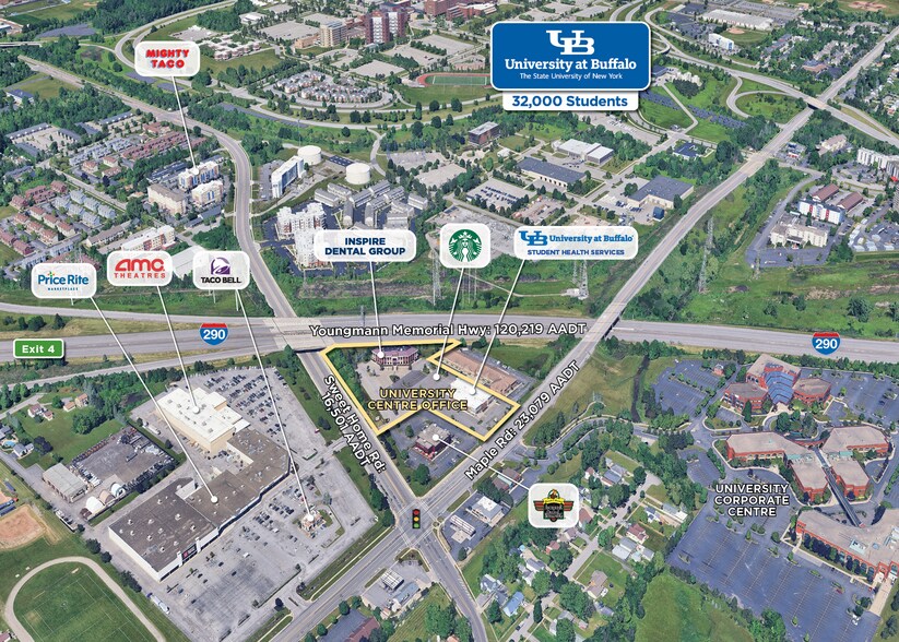 4330 Maple Rd, Buffalo, NY à louer - Aérien - Image 2 de 5
