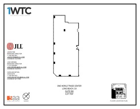 1 World Trade Ctr, Long Beach, CA à louer Plan d  tage- Image 1 de 1